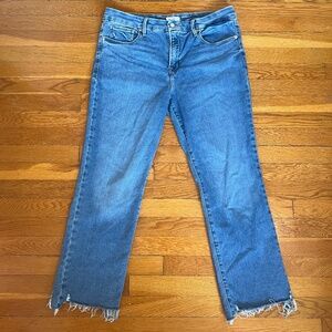 Good American Soft-Tech Good Legs Straight Jeans (14/32)